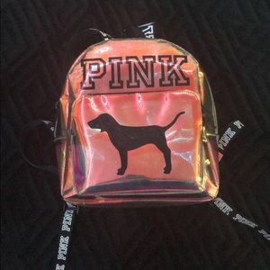 holographic mini backpack